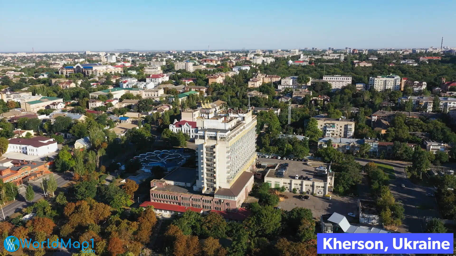Ville de Kherson en Ukraine